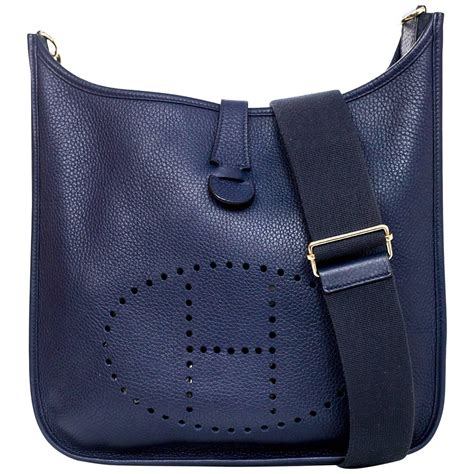hermes crossbody bag navy